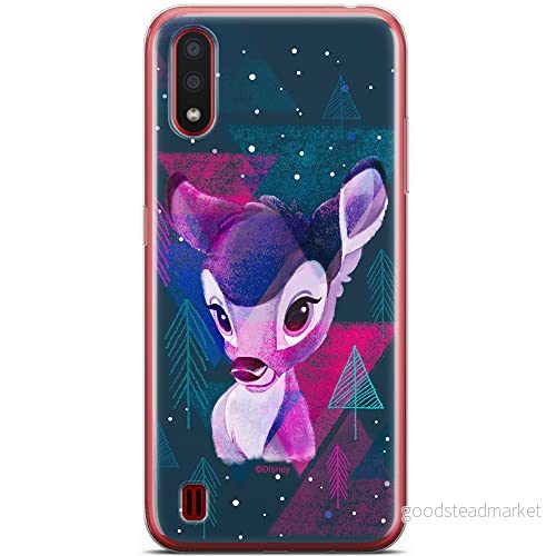 ERT GROUP mobiltelefonfodral för Samsung A01 originalt och officiellt licensierat Disney mönster Bambi 007 optimalt anpassad till formen på mobiltelefonen, fodral tillverkad av TPU plast 5904805429538