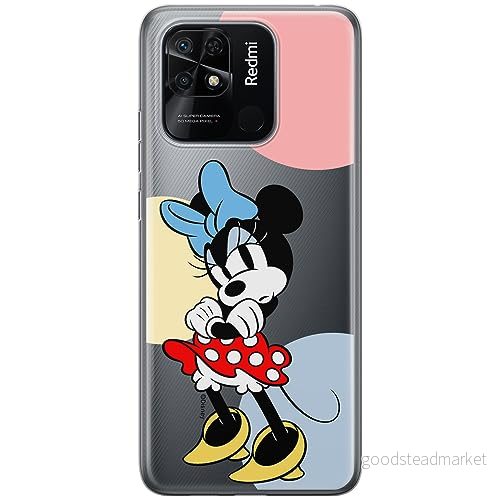 ERT GROUP mobiltelefonfodral för Xiaomi REDMI 10C originalt och officiellt licensierat Disney mönster Minnie 078 optimalt anpassad till formen på mobiltelefonen, gedeeltelijk transparant 5905795030094