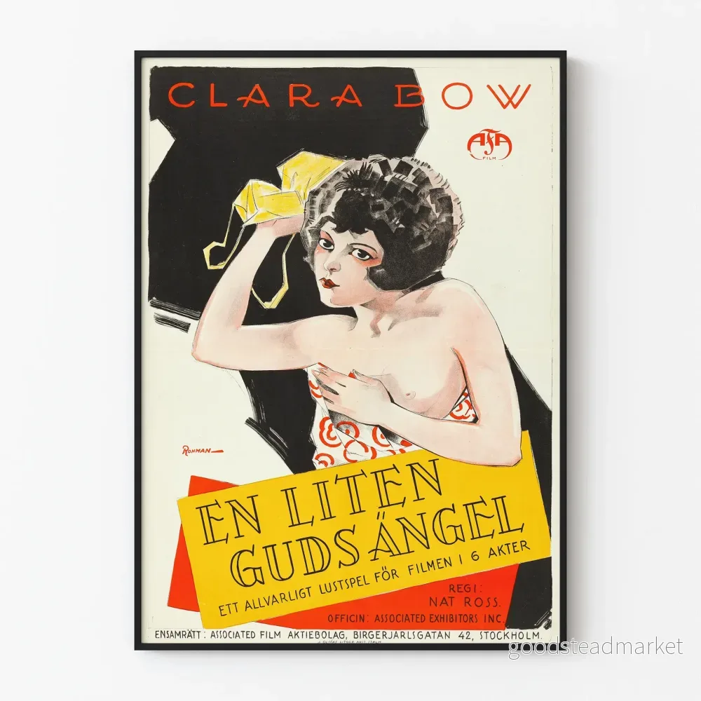 Vintage dekorativ poster En liten Guds ängel