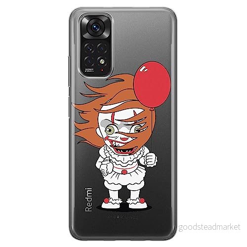 ERT GROUP mobiltelefonfodral för Xiaomi REDMI 10 originalt och officiellt licensierat Horror mönster It 005 optimalt anpassad till formen på mobiltelefonen, gedeeltelijk transparant 5905131956293