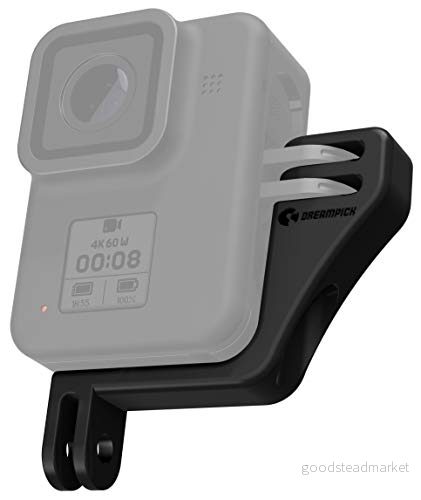 Dreampick Vertikalt stöd för GoPro Hero 10 9 8 7 6 5 4, DJI Osmo Action Vertikal Framkamera, Kamerafäste, VRT Adapter 806891209894