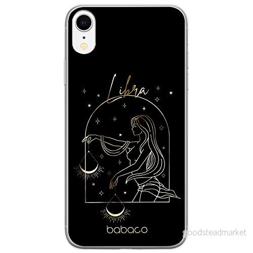 ERT GROUP mobiltelefonfodral för Apple Iphone XR originalt och officiellt licensierat Babaco mönster Zodiac Woman 007 Vit anpassad till formen på mobiltelefonen, fodral tillverkad av TPU plast 5903932229974