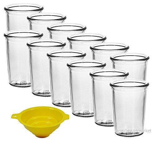 Dessertglas set om 12 150 ml inklusive påfyllningstratt 4250629939540