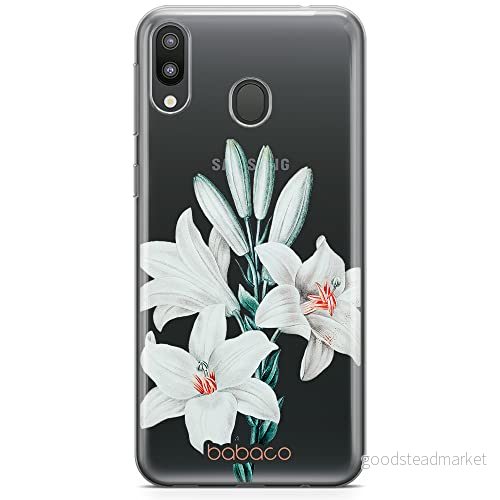 ERT GROUP mobiltelefonfodral för Samsung M20 originalt och officiellt licensierat Babaco mönster Flowers 039 optimalt anpassad till formen på mobiltelefonen, gedeeltelijk transparant 5905131307798