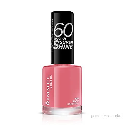 Rimmel 60 sekunder Super Shine nagellack 8 ml, Rose Libertine 3614220616971