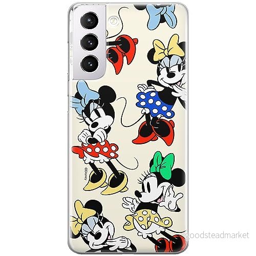 ERT GROUP mobiltelefonfodral för Samsung S21 PLUS originalt och officiellt licensierat Disney mönster Minnie 076 optimalt anpassad till formen på mobiltelefonen, fodral tillverkad av TPU plast 5905795028084