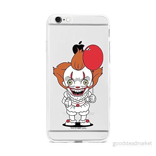 ERT GROUP mobiltelefonfodral för Iphone 6/6S originalt och officiellt licensierat Horror mönster It 006 optimalt anpassad till formen på mobiltelefonen, gedeeltelijk transparant 5905131957061