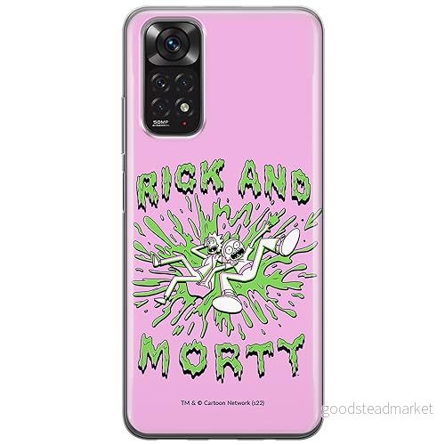 ERT GROUP mobiltelefonfodral för Xiaomi REDMI NOTE 11 4G/ 11S 4G originalt och officiellt licensierat Rick and Morty mönster & 024, fodral tillverkad av TPU plast 5905511151225