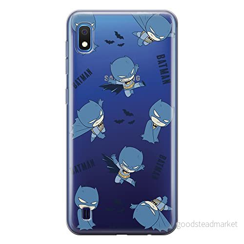 ERT GROUP mobiltelefonfodral för Samsung A10 originalt och officiellt licensierat DC mönster Batman 076 optimalt anpassad till formen på mobiltelefonen, gedeeltelijk transparant 5905131505842