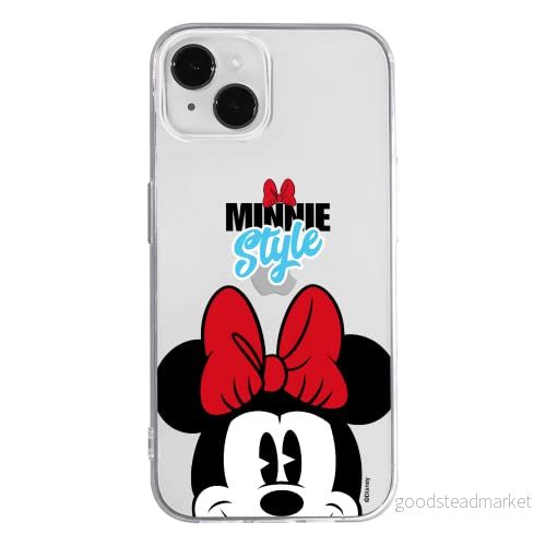 ERT GROUP mobiltelefonfodral för Apple Iphone 14 PLUS originalt och officiellt licensierat Disney mönster Minnie 027 optimalt anpassad till formen på mobiltelefonen, gedeeltelijk transparant 5905131905956