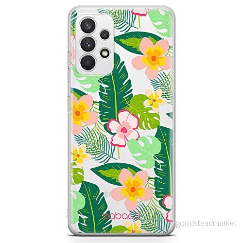 ERT GROUP mobiltelefonfodral för Samsung A32 4G LTE originalt och officiellt licensierat Babaco mönster Flowers 019 optimalt anpassad till formen på mobiltelefonen, gedeeltelijk transparant 5903932639544