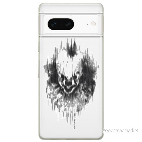 ERT GROUP mobiltelefonfodral för Google PIXEL 7 originalt och officiellt licensierat Horror mönster It 012 optimalt anpassad till formen på mobiltelefonen, fodral tillverkad av TPU plast 5905795152260