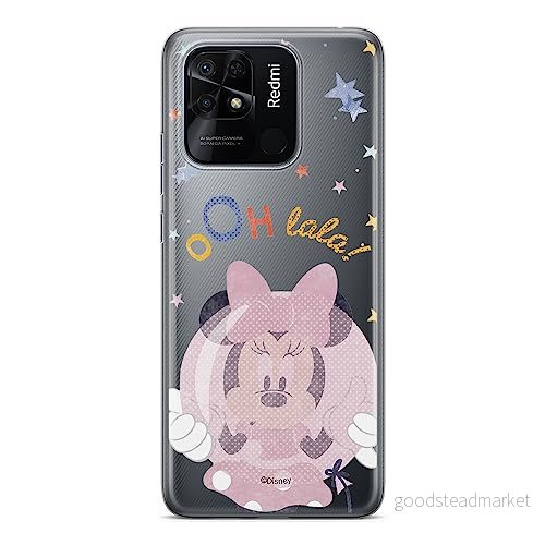 ERT GROUP mobiltelefonfodral för Xiaomi REDMI 10C originalt och officiellt licensierat Disney mönster Minnie 046 optimalt anpassad till formen på mobiltelefonen, gedeeltelijk transparant 5905511540975