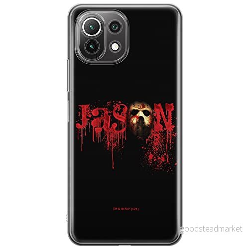 ERT GROUP mobiltelefonfodral för Xiaomi 11 LITE 4G/5G originalt och officiellt licensierat Horror mönster Friday the 13th 001, fodral tillverkad av TPU plast 5905511098742