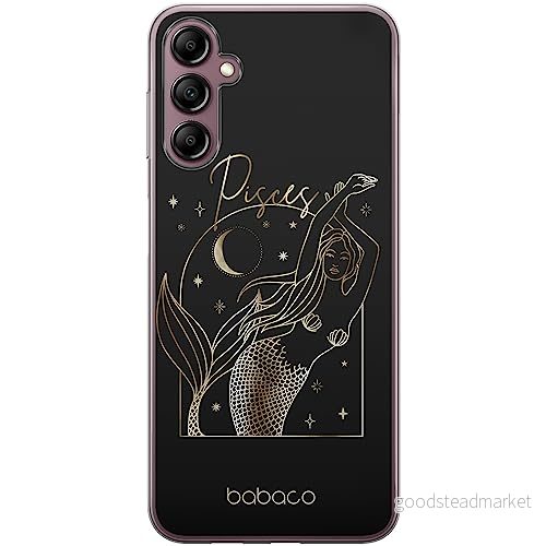 ERT GROUP mobiltelefonfodral för Samsung A14 4G/5G originalt och officiellt licensierat Babaco mönster Zodiac Woman 012 optimalt anpassad till formen på mobiltelefonen, fodral tillverkad av TPU plast 5905511821494