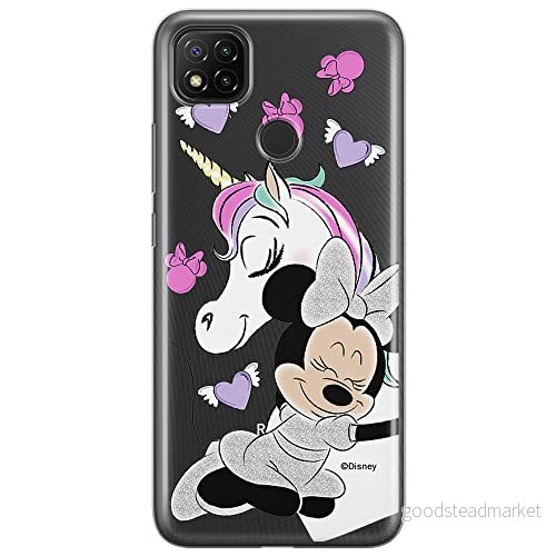 ERT GROUP mobiltelefonfodral för Xiaomi REDMI 9C originalt och officiellt licensierat Disney mönster Minnie 036 optimalt anpassad till formen på mobiltelefonen, gedeeltelijk transparant 5903040302071