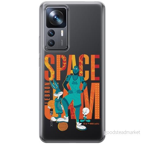 ERT GROUP mobiltelefonfodral för Xiaomi 12T/12T pro/K50 Ultra originalt och officiellt licensierat Looney Tunes mönster Space Jam 002, fodral tillverkad av TPU plast 5905511585723