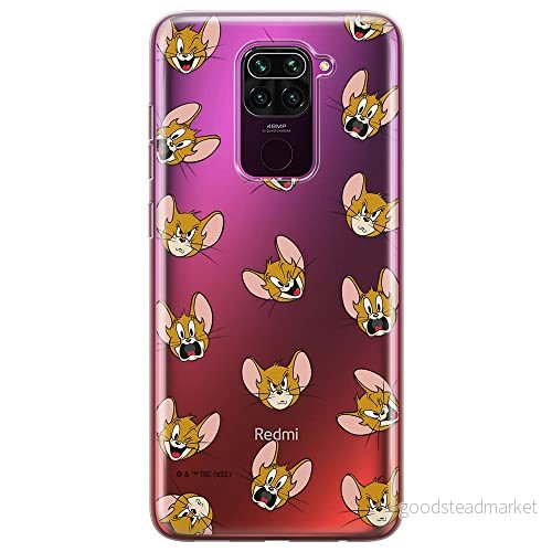 ERT GROUP mobiltelefonfodral för Xiaomi REDMI NOTE 9 originalt och officiellt licensierat Tom and Jerry mönster 008 optimalt anpassad till formen på mobiltelefonen, gedeeltelijk transparant 5904805265297