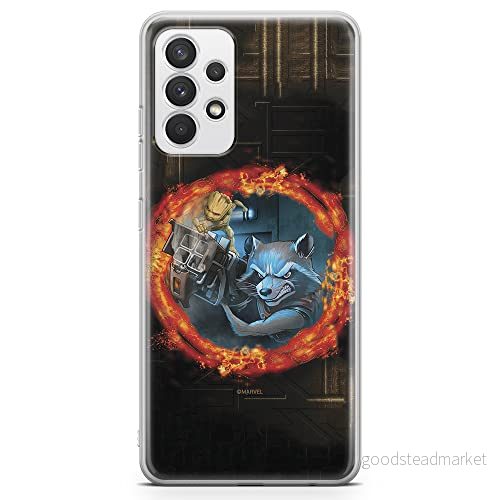 ERT GROUP mobiltelefonfodral för Samsung A32 4G LTE originalt och officiellt licensierat Marvel mönster Guardians of the Galaxy 008, fodral tillverkad av TPU plast 5903040477847