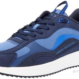 Armani Exchange Dusseldorf sneakers för män, marinblå, 40 EU 8058997290678 Armani Exchange Dusseldorf sneakers för män, marinblå, 40 EU 8058997290678