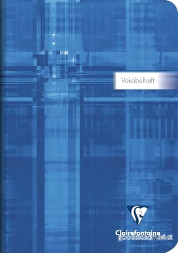 Clairefontaine 36879Cpack förpackning med 10 ordhäftappar/adressböcker (DIN A5, 14,8 x 21 cm linjerad, 1 mittpunkt, 90 g, 32 ark) pack blandade färger 3663619055464