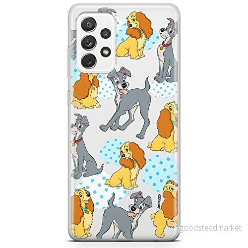 ERT GROUP mobiltelefonfodral för Samsung A73 5G originalt och officiellt licensierat Disney mönster Lady and the Tramp 004 optimalt anpassad till formen på mobiltelefonen, gedeeltelijk transparant 5905131775122