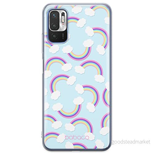 ERT GROUP mobiltelefonfodral för Xiaomi REDMI NOTE 10 5G / POCO M3 PRO originalt och officiellt licensierat Babaco mönster Rainbow 002, fodral tillverkad av TPU plast 5904805419713