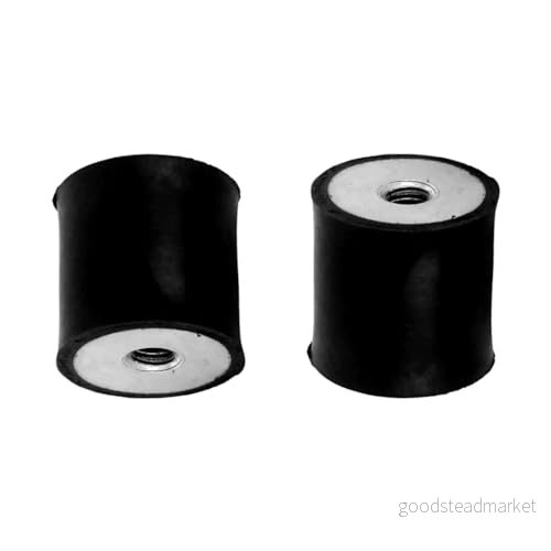 cyclingcolors 2 x silentblock gummibuffert stötdämpare vibrationsdämpare gänga bil motorcykel traktor släpvagn elastiska bussningar gummi, kvinnlig M4 4 mm 10 3666690001122