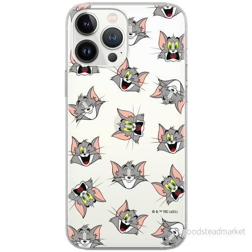 ERT GROUP mobiltelefonfodral för Xiaomi REDMI 10 originalt och officiellt licensierat Tom and Jerry mönster 007 anpassad till formen på mobiltelefonen, gedeeltelijk transparant 5904805259166