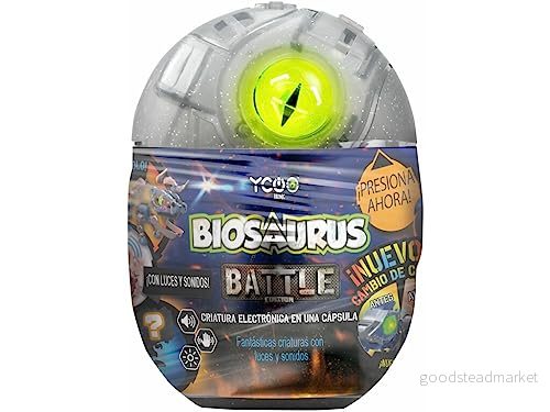 Bizak Biosaurus Battle Pack Individuellt, upptäck och bygg elektroniska varelser inuti, 10 12 Delar ingår, olika modeller att samla in (62008130) 8432752042809