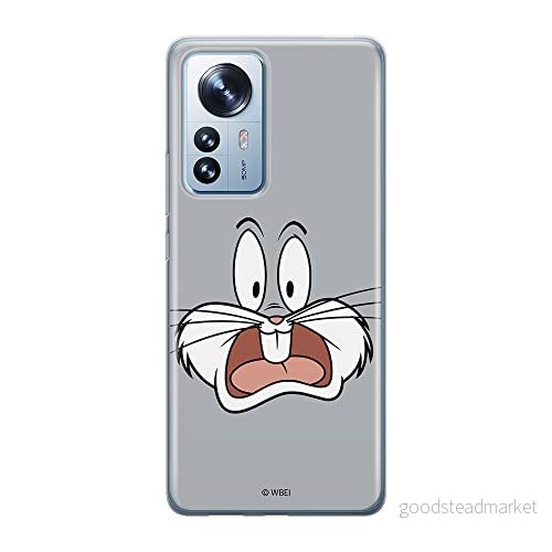 ERT GROUP mobiltelefonfodral för Xiaomi 12 PRO originalt och officiellt licensierat Looney Tunes mönster Bugs 009 optimalt anpassad till formen på mobiltelefonen, fodral tillverkad av TPU plast 5905511523138