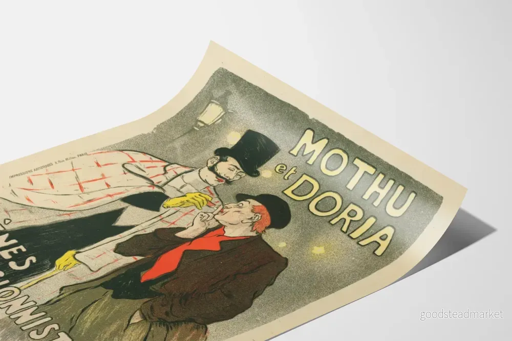 Vintageposter Mothu och Doria Impressionistiska scener - Bild 3