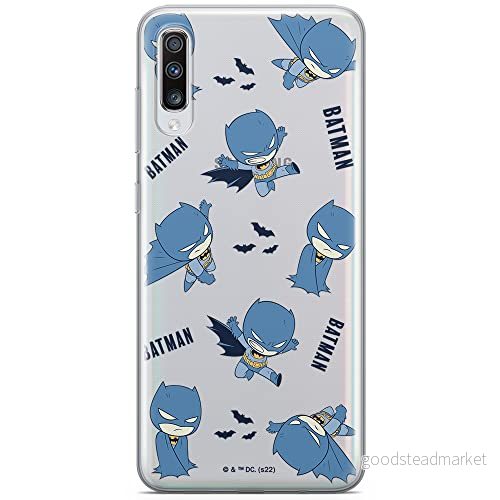 ERT GROUP mobiltelefonfodral för Samsung A70 originalt och officiellt licensierat DC mönster Batman 076 optimalt anpassad till formen på mobiltelefonen, gedeeltelijk transparant 5905131505972