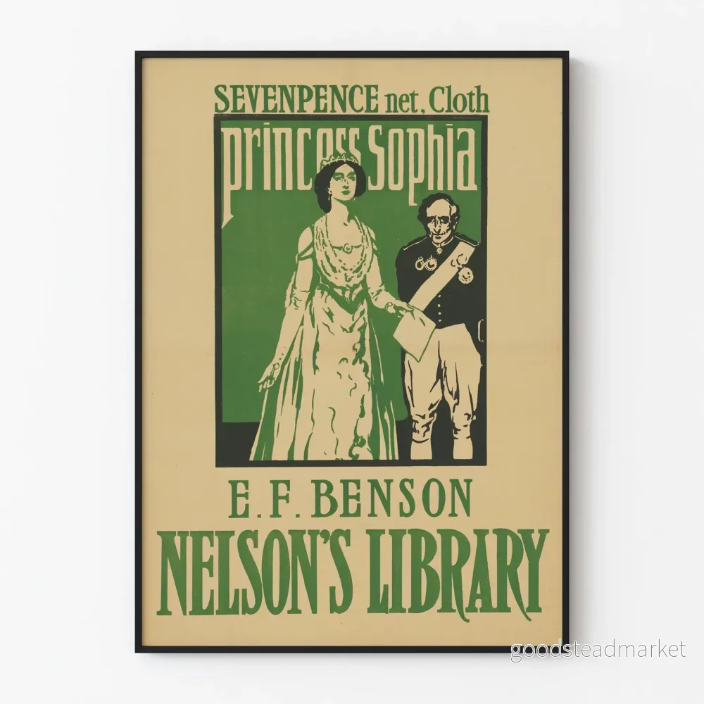 Vintageposter Princess Sophia - Klassisk väggdekoration