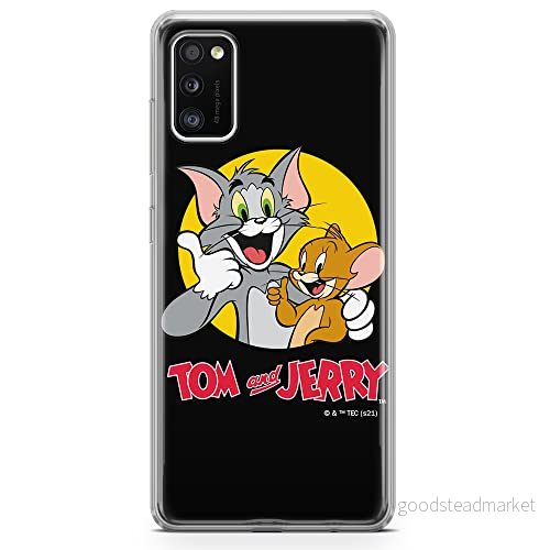 ERT GROUP mobiltelefonfodral för Samsung A41 originalt och officiellt licensierat Tom and Jerry mönster 013 optimalt anpassad till formen på mobiltelefonen, fodral tillverkad av TPU plast 5904805273773