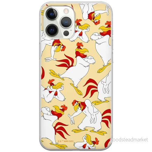 ERT GROUP mobiltelefonfodral för Iphone 12 PRO MAX originalt och officiellt licensierat Looney Tunes mönster Foghorn Leghorn 001 anpassad till formen på mobiltelefonen, fodral tillverkad av TPU plast 5905511668433