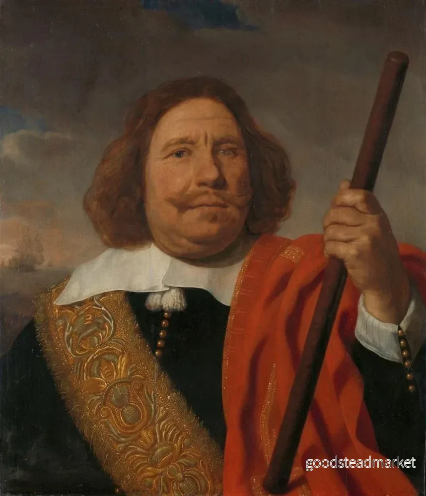 Egbert Meeuwsz Cortenaer 1605-65 viceamiral, amiralitetet vid Meuse, Rotterdam - Bartholomeus van der Helst | Konsttryck - Bild 2