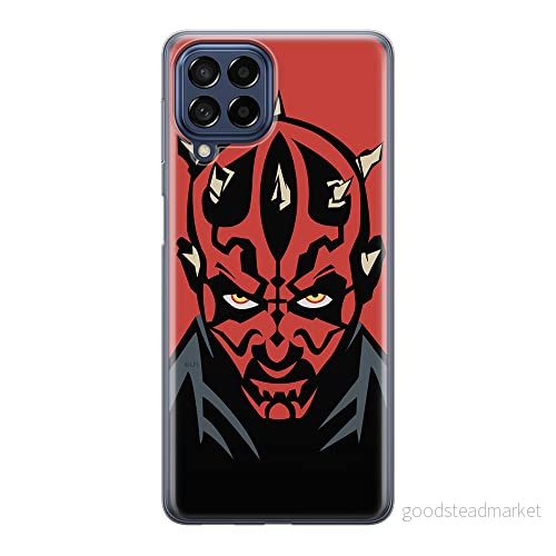 ERT GROUP mobiltelefonfodral för Samsung M53 5G originalt och officiellt licensierat Star Wars mönster Darth Maul 004 optimalt anpassad till formen på mobiltelefonen, fodral tillverkad av TPU plast 5905511383220
