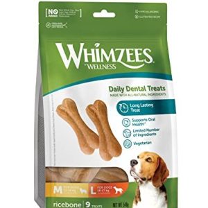 Whimzees Ricebone L 9 stk 540 g MP 8718627752562