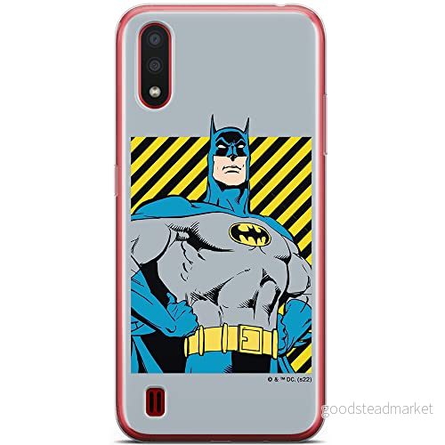 ERT GROUP mobiltelefonfodral för Samsung A01 originalt och officiellt licensierat DC mönster Batman 069 optimalt anpassad till formen på mobiltelefonen, fodral tillverkad av TPU plast 5905131523846