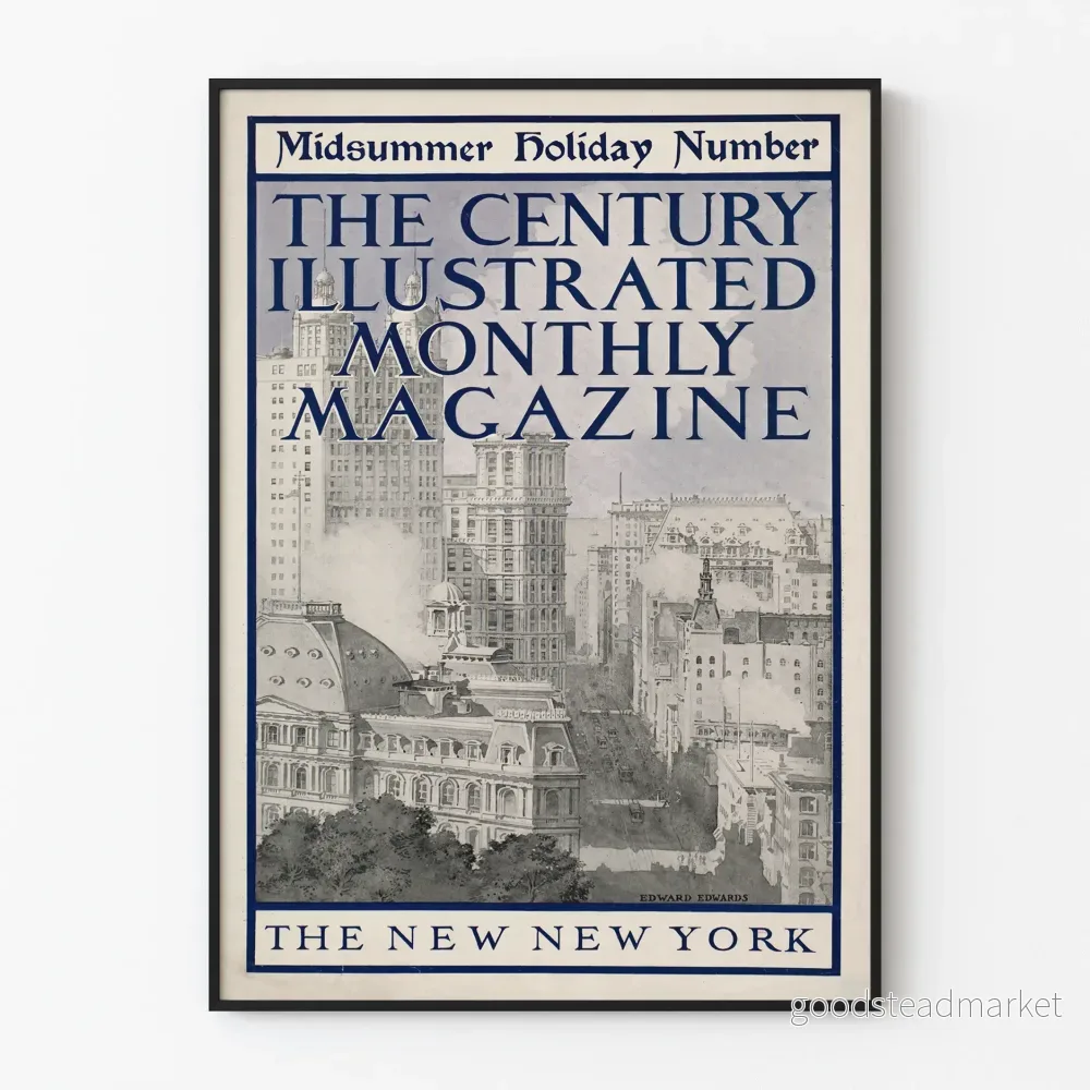 Vintageposter The Century Illustrated Monthly Magazine New York