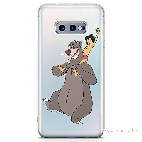 ERT GROUP mobiltelefonfodral för Samsung S10e originalt och officiellt licensierat Disney mönster Jungle Book 002 optimalt anpassad till formen på mobiltelefonen, gedeeltelijk transparant 5905131199416