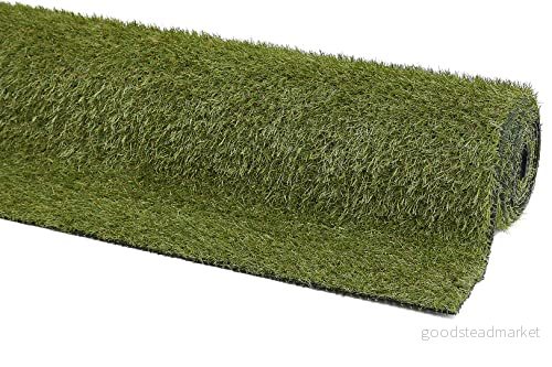 andiamo Konstgräs chill väderbeständig gräsmatta, särskilt hållbar och lätt att rengöra, lugghöjd 18 mm, 133 x 300 cm, grön 4002398962386