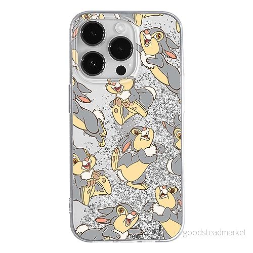 ERT GROUP mobiltelefonfodral för Apple Iphone 14 PRO originalt och officiellt licensierat Disney mönster Thumper 003 optimalt anpassad till formen på mobiltelefonen, med glitter overflow effekt 5905511608941
