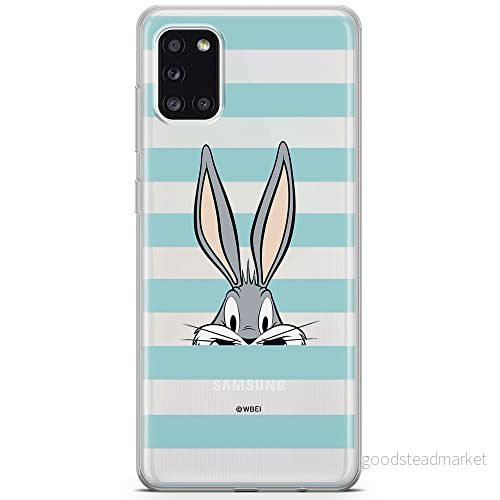 ERT GROUP mobiltelefonfodral för Samsung A31 originalt och officiellt licensierat Looney Tunes mönster Bugs 011 optimalt anpassad till formen på mobiltelefonen, gedeeltelijk transparant 5903040216378