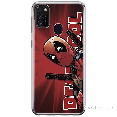 ERT GROUP mobiltelefonfodral för Samsung M21 originalt och officiellt licensierat Marvel mönster Deadpool 002 optimalt anpassad till formen på mobiltelefonen, fodral tillverkad av TPU plast 5903537836294