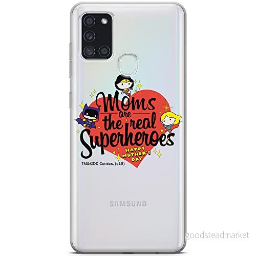 ERT GROUP mobiltelefonfodral för Samsung A21s originalt och officiellt licensierat DC mönster Super Girls 005 optimalt anpassad till formen på mobiltelefonen, gedeeltelijk transparant 5903040259153