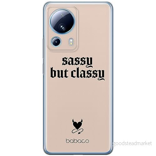 ERT GROUP mobiltelefonfodral för Xiaomi 13 LITE/CIVI 2 originalt och officiellt licensierat Babaco mönster Sassy but classy 001 anpassad till formen på mobiltelefonen, fodral tillverkad av TPU plast 5905511923112