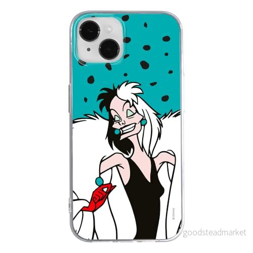 ERT GROUP mobiltelefonfodral för Apple Iphone 14 PLUS originalt och officiellt licensierat Disney mönster Cruella 004 optimalt anpassad till formen på mobiltelefonen, fodral tillverkad av TPU plast 5905131905383