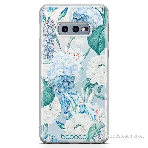 ERT GROUP mobiltelefonfodral för Samsung S10e originalt och officiellt licensierat Babaco mönster Flowers 028 optimalt anpassad till formen på mobiltelefonen, gedeeltelijk transparant 5905131270870